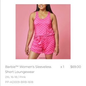NWT Adult BARBIE collection 2xl pajamas / sold out everywhere!